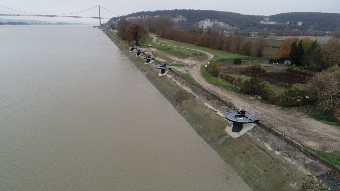 Nouveau poste de sécurité à Radicatel à L’amont du pont de Tancarville